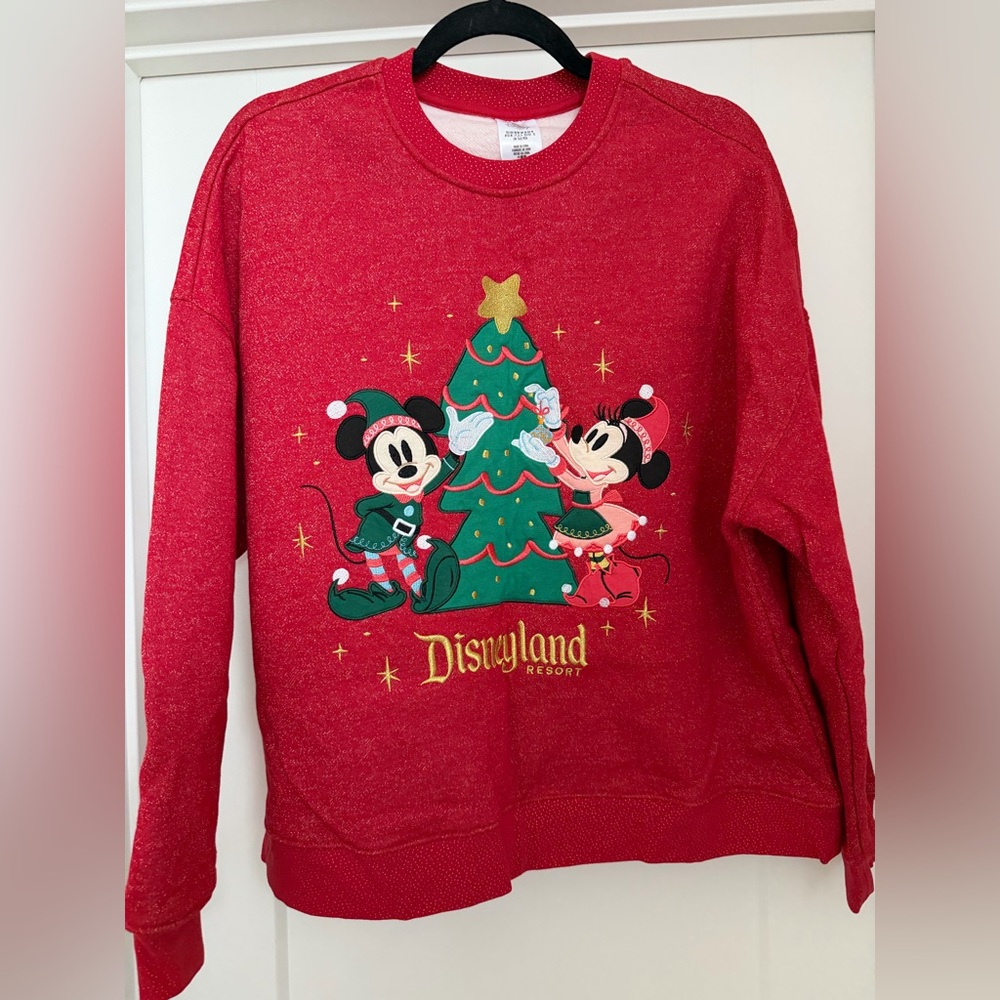 Brand New Christmas Disneyland Sweatshirt - size M